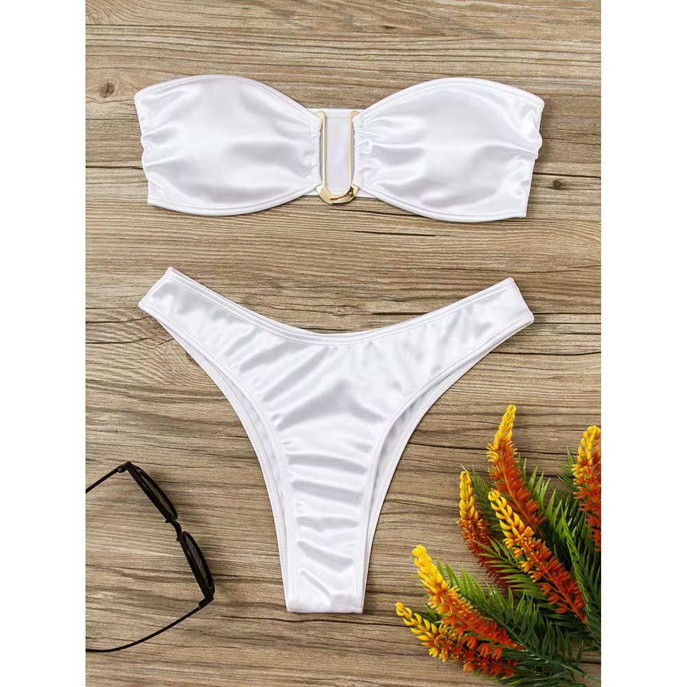 Sexy Bandeau Bikini Set - Push Up Two-Piece Swimsuit - thumbnail 9