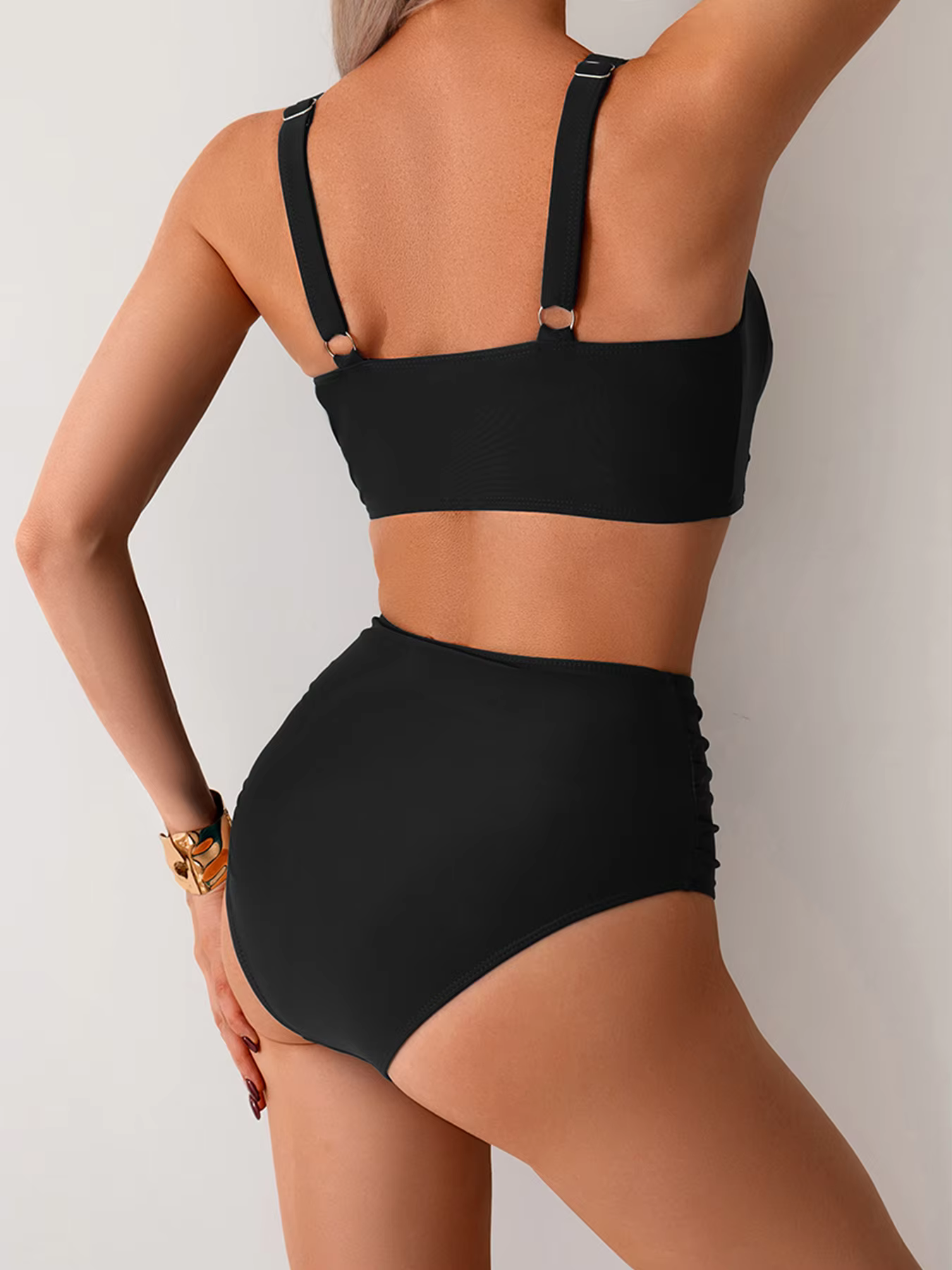 High-Waisted Two-Piece Bikini Set - thumbnail 5