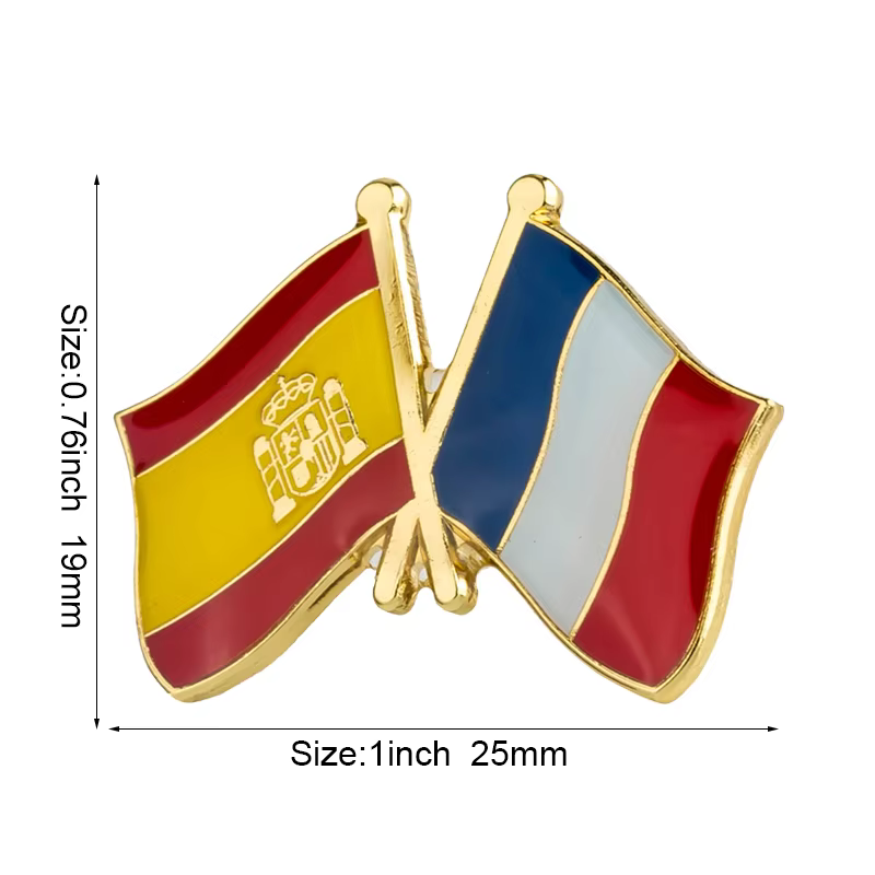 United Kingdom Poppy Flower Flag Metal Lapel Pin - thumbnail 6